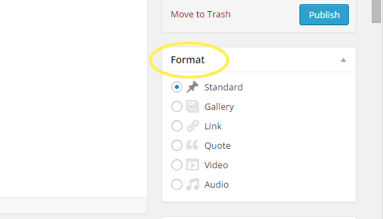 Post Format