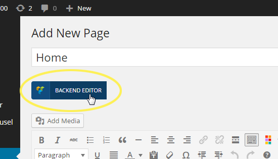 Backend Editor